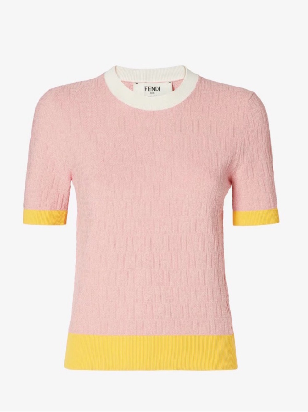 Fendi Roma Monogram Knit Top